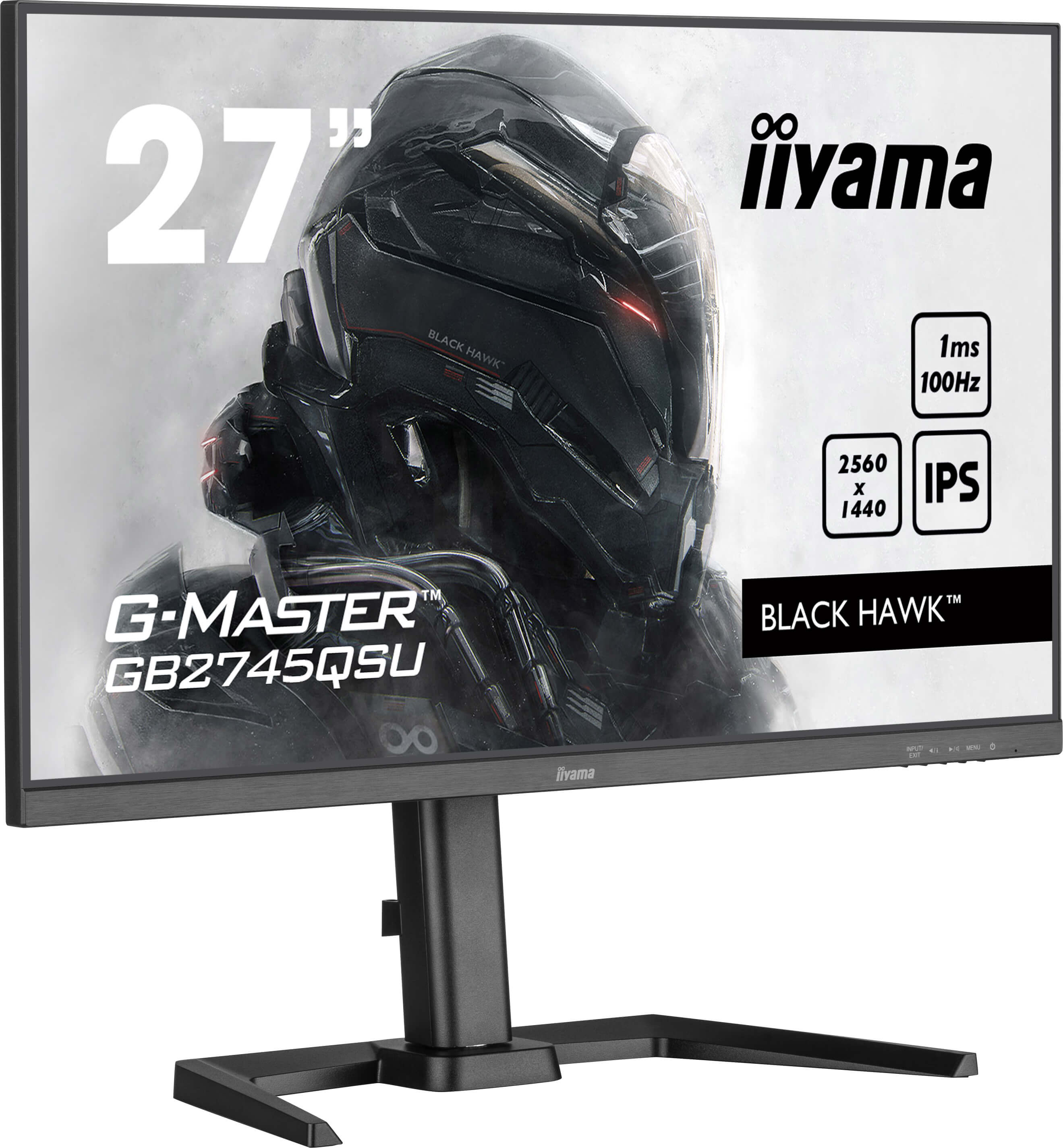 iiyama G-Master/ GB2745QSU-B2/ 27"/ IPS/ QHD/ 100Hz/ 1ms/ Black/ 3R 