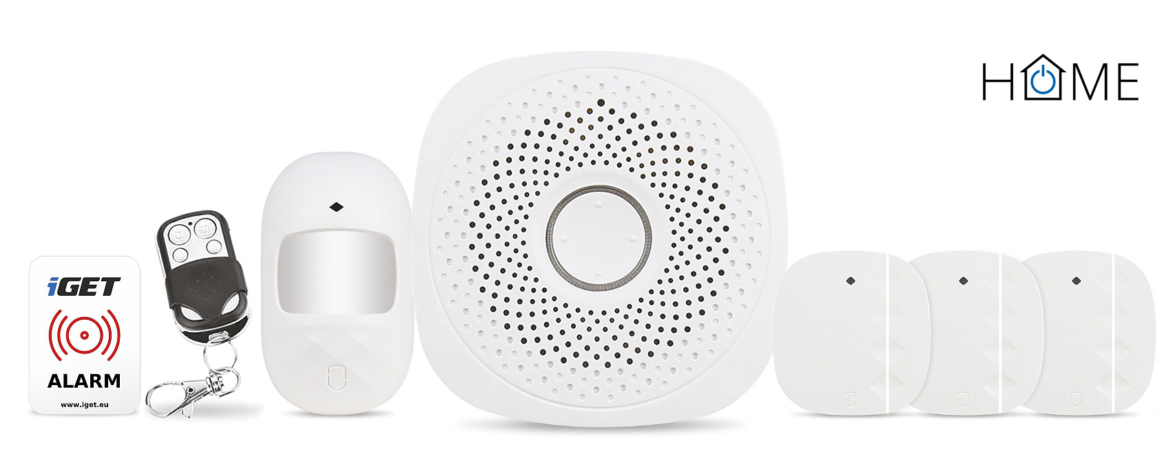 iGET HOME X1 Advanced- Inteligentný Wi-Fi alarm, v aplikácii aj ovládanie IP kamier a zásuviek, Andr, iOS 