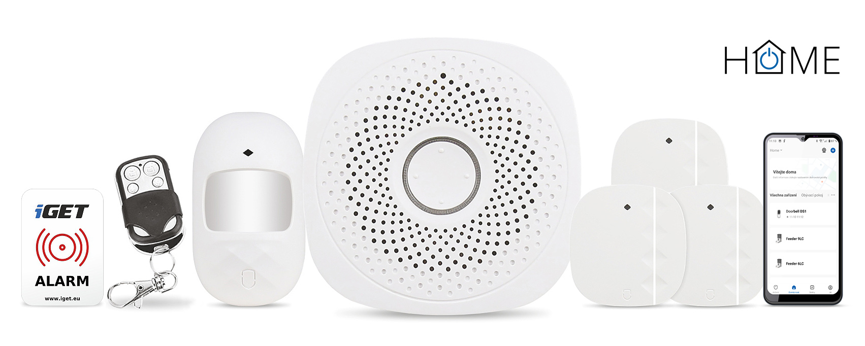 iGET HOME X1 Advanced- Inteligentný Wi-Fi alarm, v aplikácii aj ovládanie IP kamier a zásuviek, Andr, iOS 