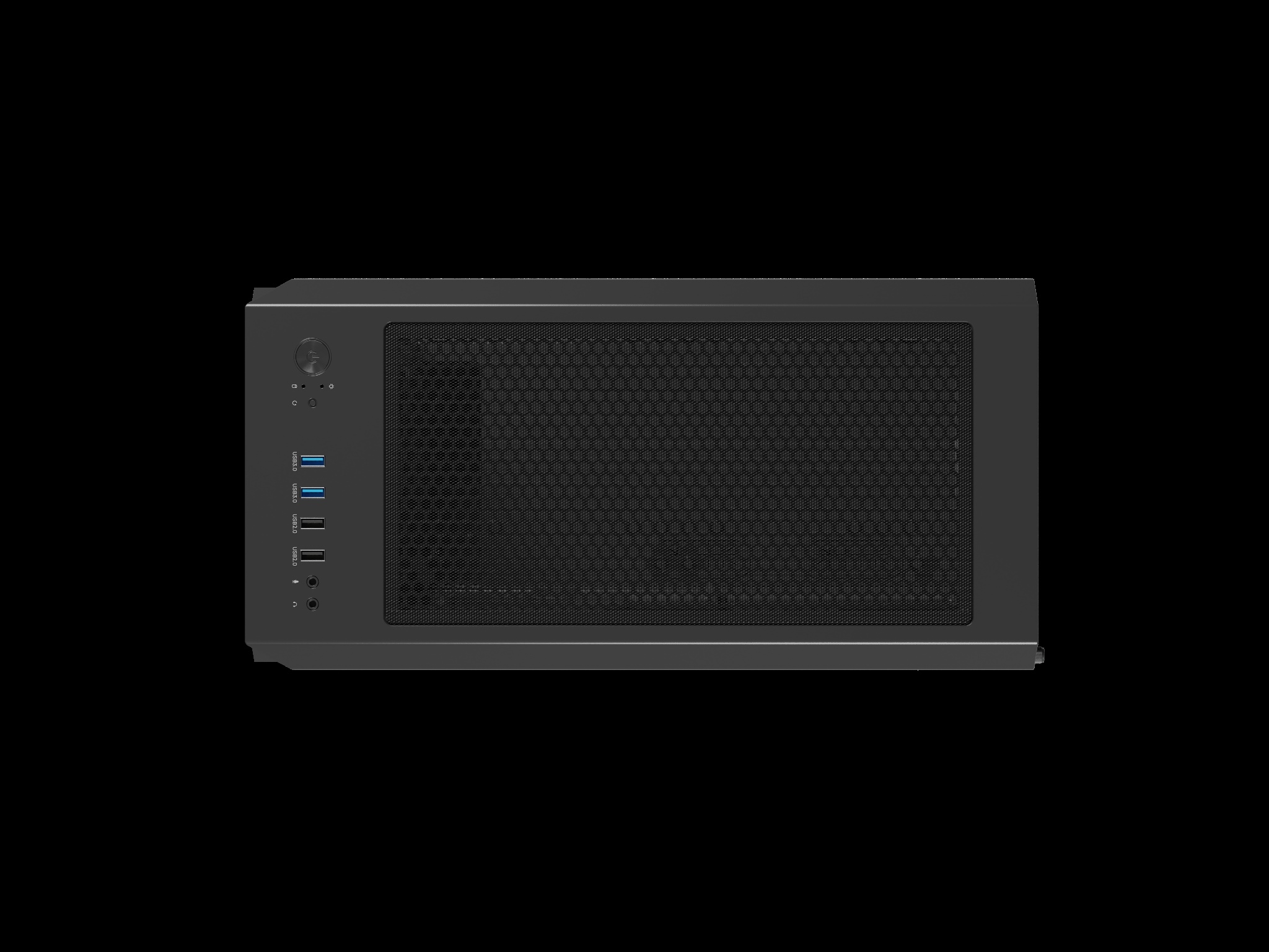 Počítačová skriňa Genesis IRID 505 ARGB V2/ Midi Tower/ Transpar./ Čierna 