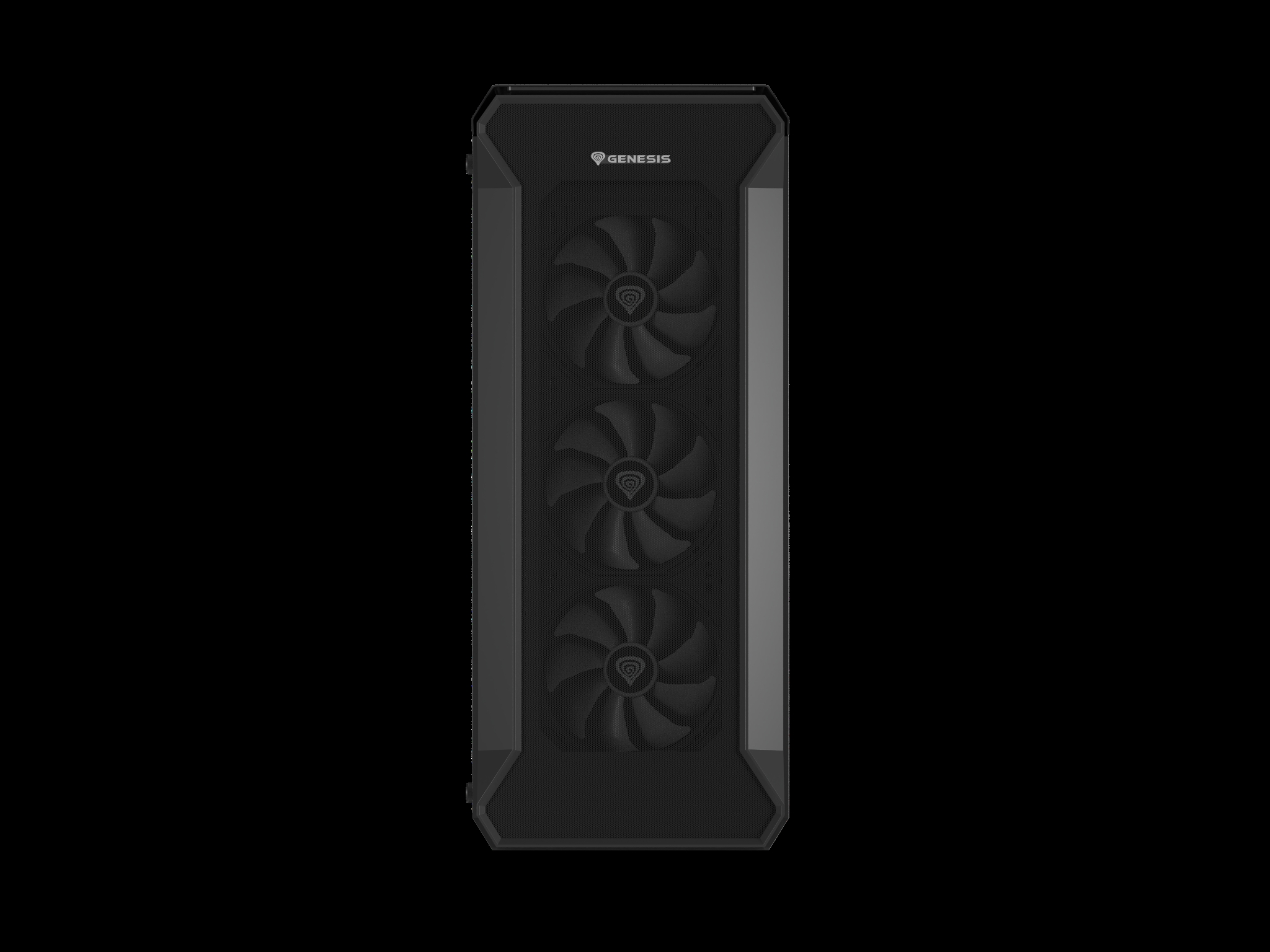 Počítačová skriňa Genesis IRID 505 ARGB V2/ Midi Tower/ Transpar./ Čierna 
