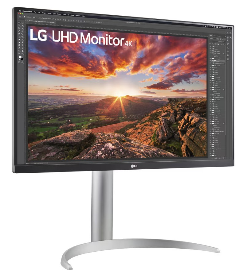 LG/ 27UP850K-W/ 27"/ IPS/ 4K UHD/ 60Hz/ 5ms/ White-Slvr/ 2R 