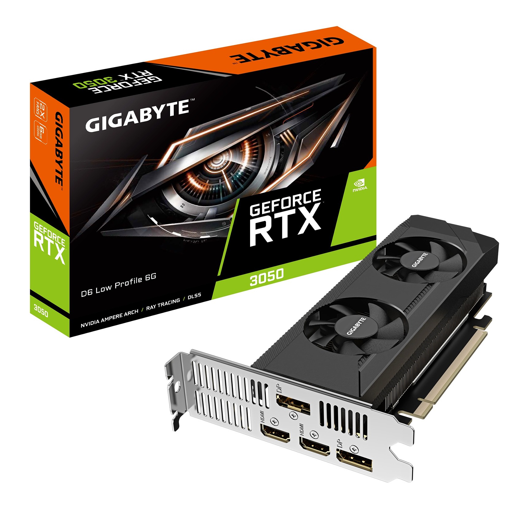 GIGABYTE GeForce RTX 3050 D6 6GB GDDR6 