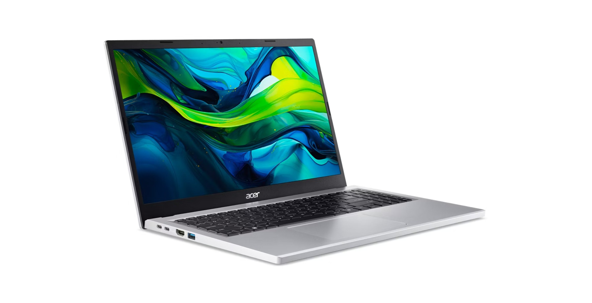 Acer Aspire Go 15/ AG15-32P-C3L4/ N150/ 15, 6"/ FHD/ 16GB/ 512GB SSD/ UHD/ W11H/ Silver/ 2R 