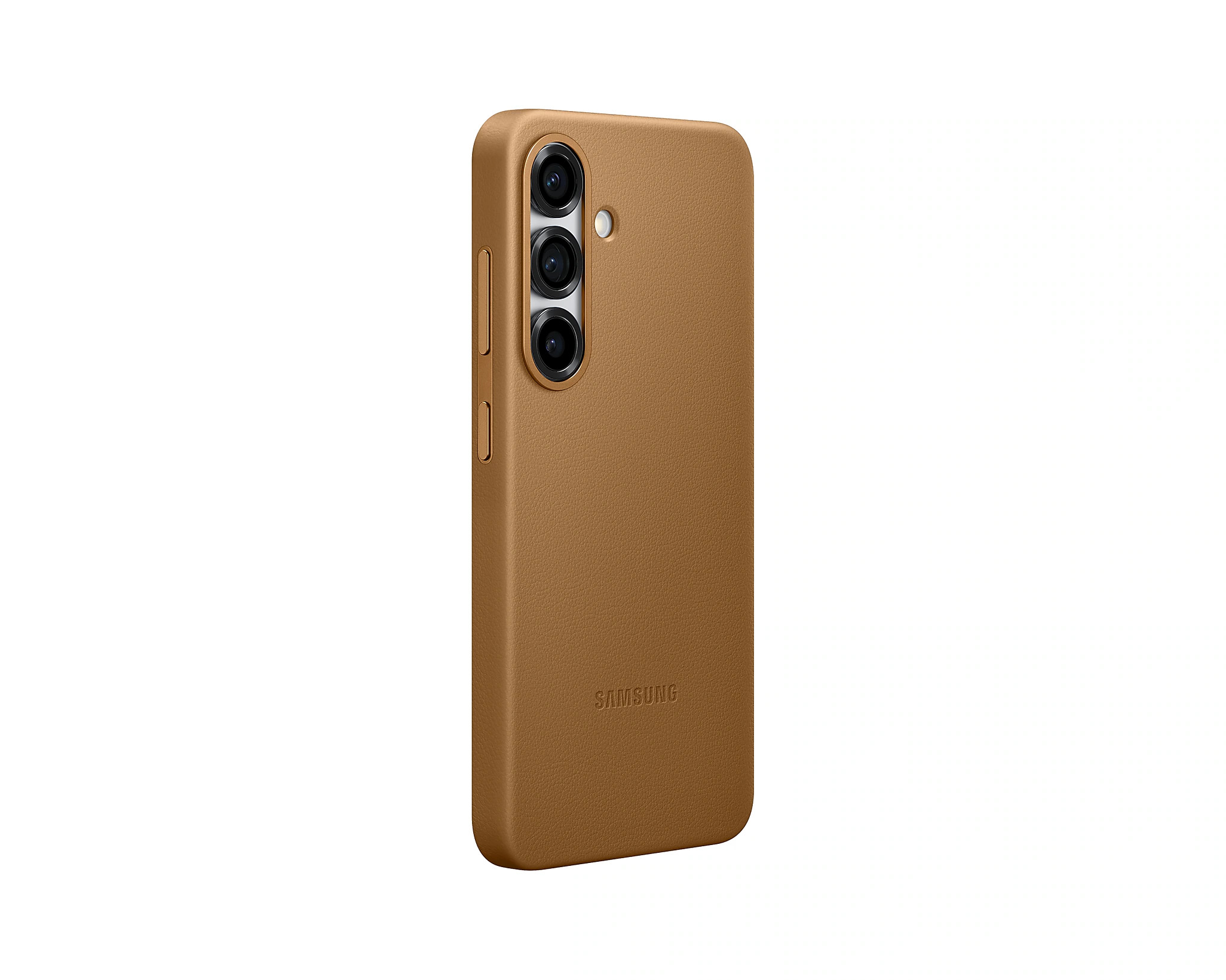 Samsung Ochranný kryt z vegánskej kože pre Galaxy S25 Brown 