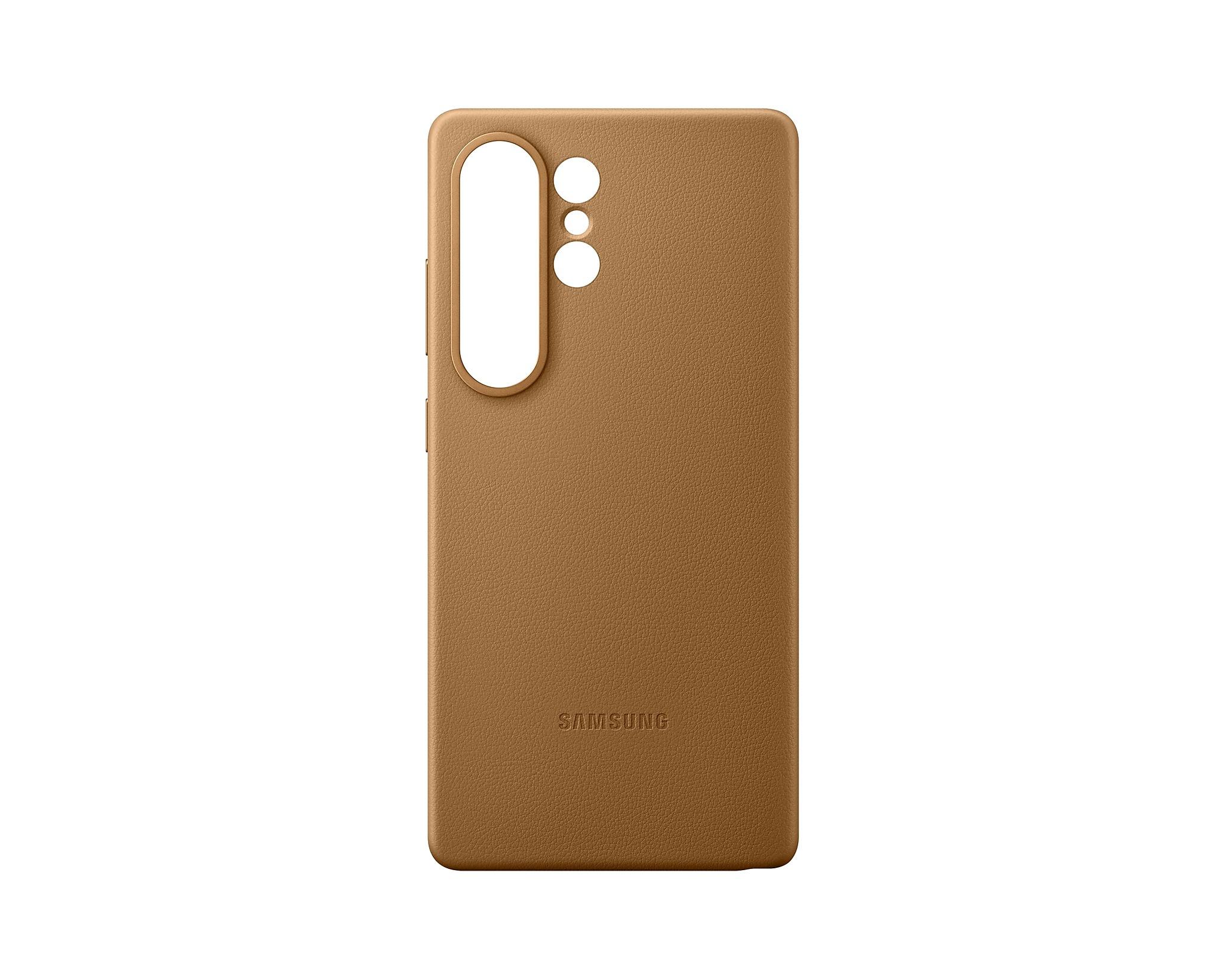 Samsung Ochranný kryt z vegánskej kože pre Galaxy S25 Ultra Brown 