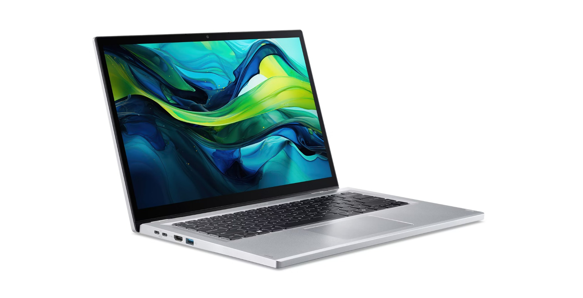 Acer Aspire Go Spin 14/ AGSP14-31PT-C2S7/ N150/ 14"/ WUXGA/ T/ 8GB/ 512GB SSD/ UHD/ W11H/ Silver/ 2R 
