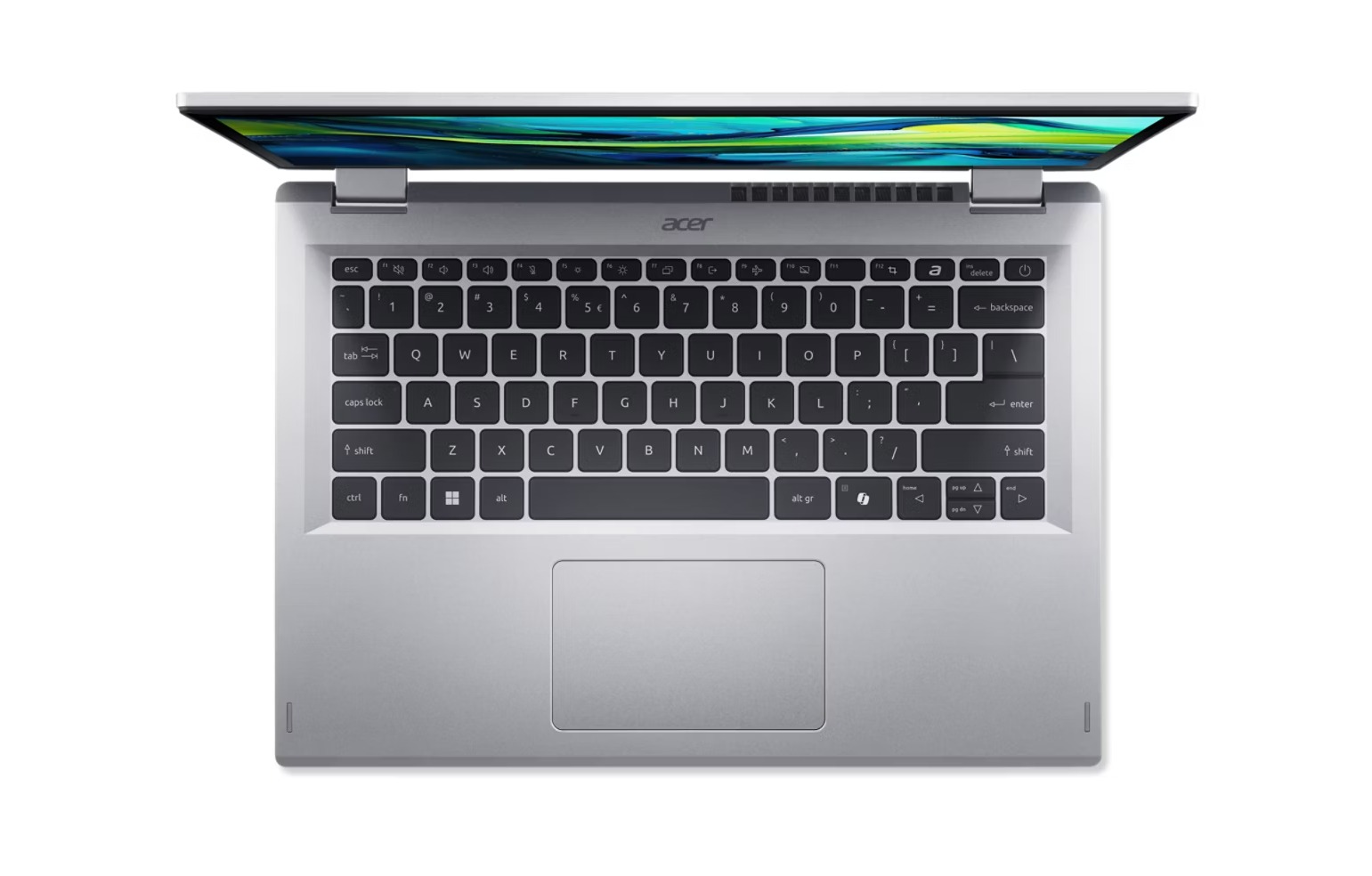 Acer Aspire Go Spin 14/ AGSP14-31PT-C2S7/ N150/ 14"/ WUXGA/ T/ 8GB/ 512GB SSD/ UHD/ W11H/ Silver/ 2R 