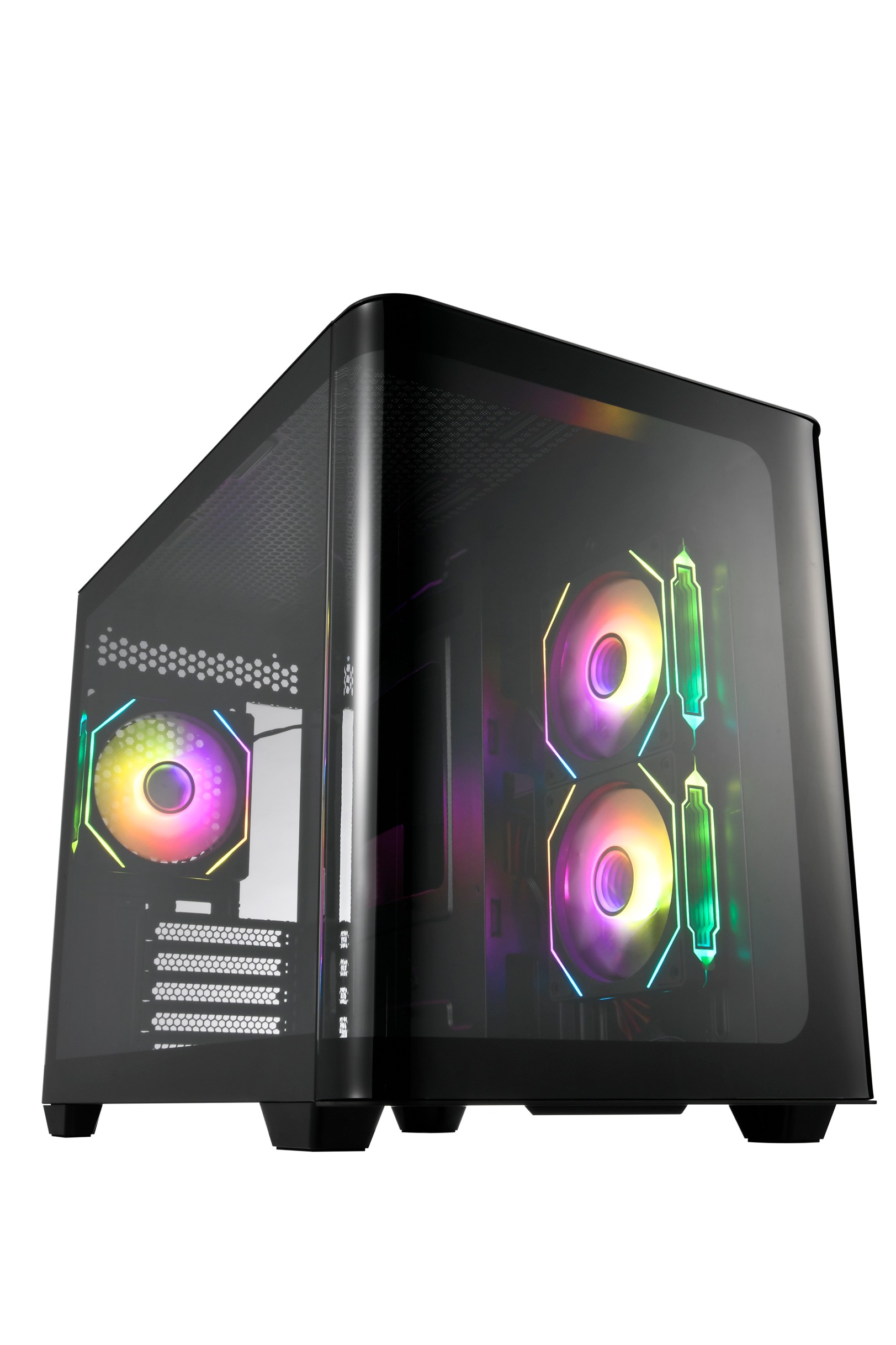 FSP S380-BA/ Micro ATX/ Transpar./ Čierna 