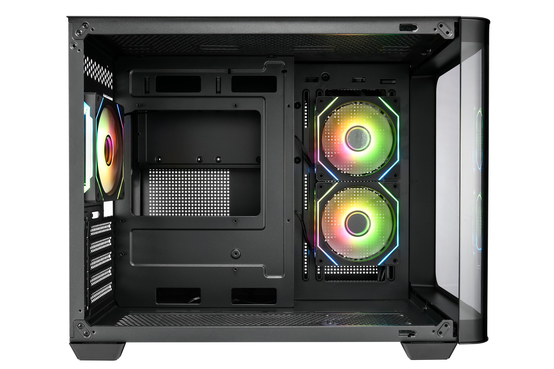 FSP S380-BA/ Micro ATX/ Transpar./ Čierna 