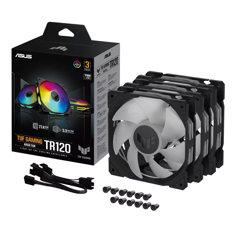 Asus TUF GAMING 3in1 TR120 FAN ARGB BLACK 