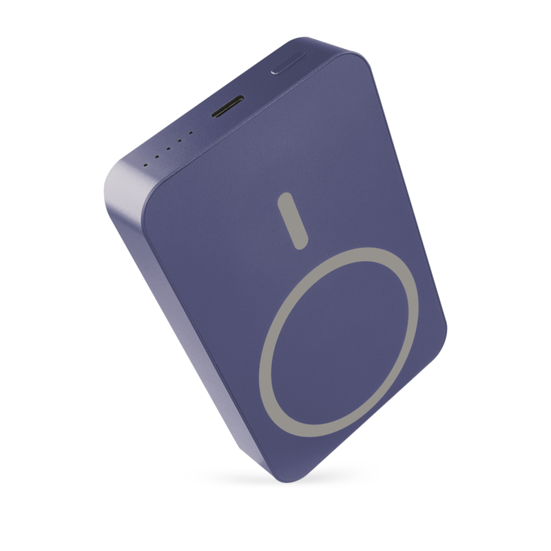 EMOS POWERBANKA WI 1046, bezdrôtové nabíjanie 20W, 10.000mAh, MODRÁ, 1xUSB-C 