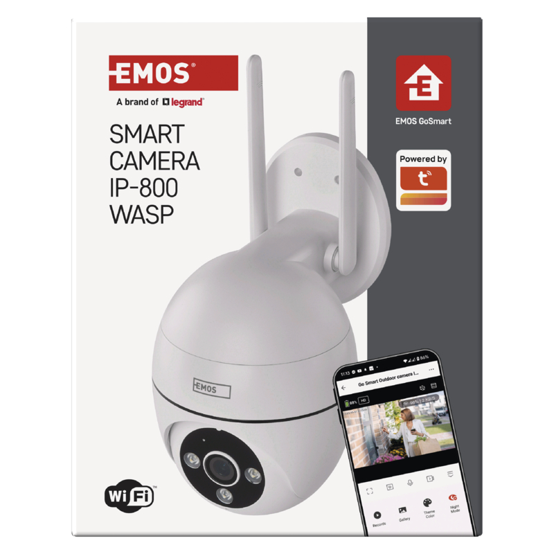 EMOS GOSMART IP KAMERA VONKAJŠIE IP-800 WASP 5MPX 