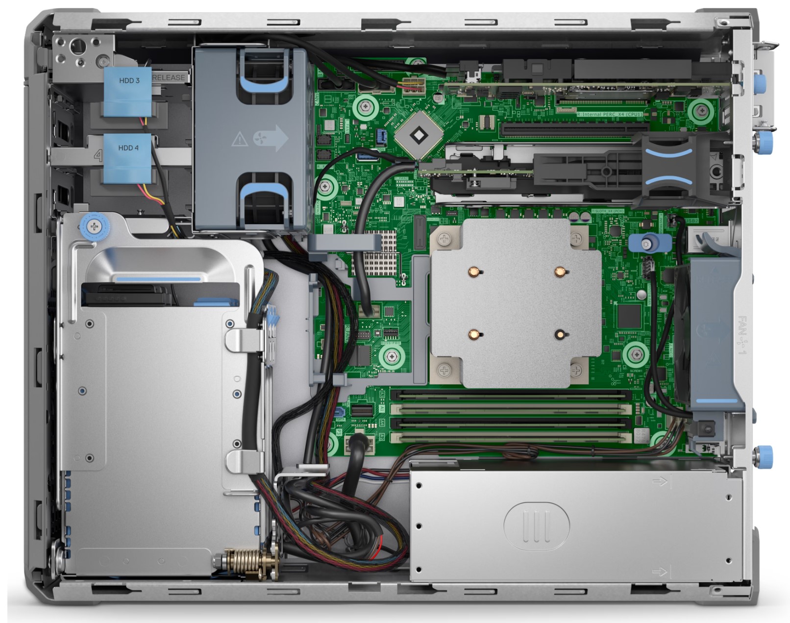 Dell Server PowerEdge T160 E-2434/ 16G/ 1x2T SATA/ 3x3.5"/ H355/ 2xGLAN/ 300W/ 3NBD 
