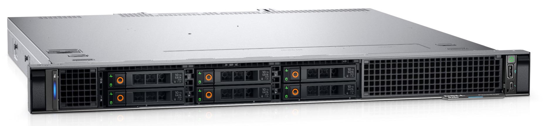 Promo do 2.5. Dell Server PowerEdger R260 E-2434/ 16GB/ 1x1, 2TB SAS/ 6x2, 5"/ H355/ 700W/ 3NBD Basic 