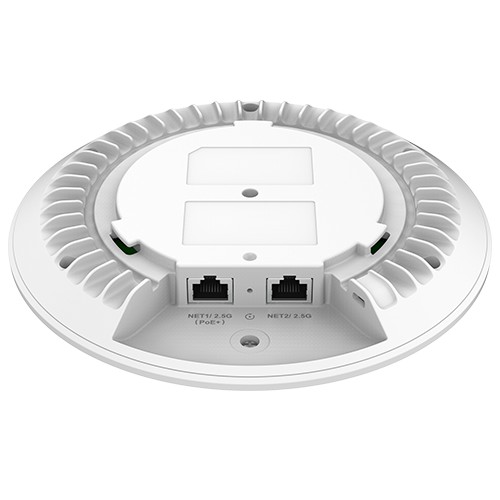 Grandstream GWN7670 AP, Wi-Fi 7, 802.11be, 2x2:2 MIMO s MLO, 4KQAM, MRU, 2x 2, 5G Ethernet WAN LAN 