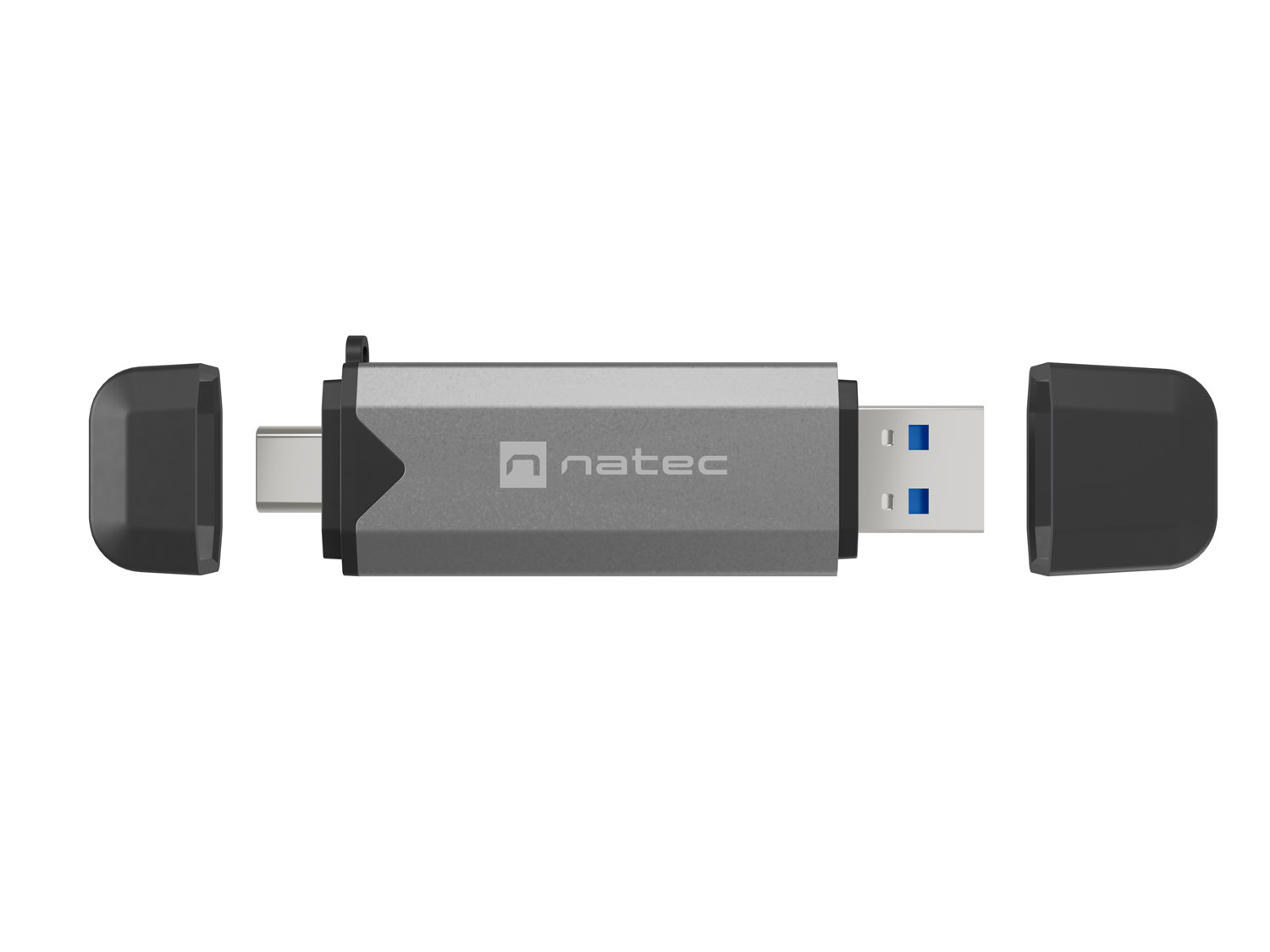 Čítačka kariet Natec SCARAB 3 USB-A + USB-C 3.1 GEN 1/ microSD/ microSDHC/ microSDXC/ SD/ SDHC/ SDXC/ T-Flash 