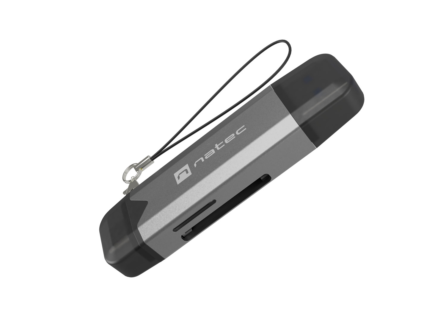 Čítačka kariet Natec SCARAB 3 USB-A + USB-C 3.1 GEN 1/ microSD/ microSDHC/ microSDXC/ SD/ SDHC/ SDXC/ T-Flash 