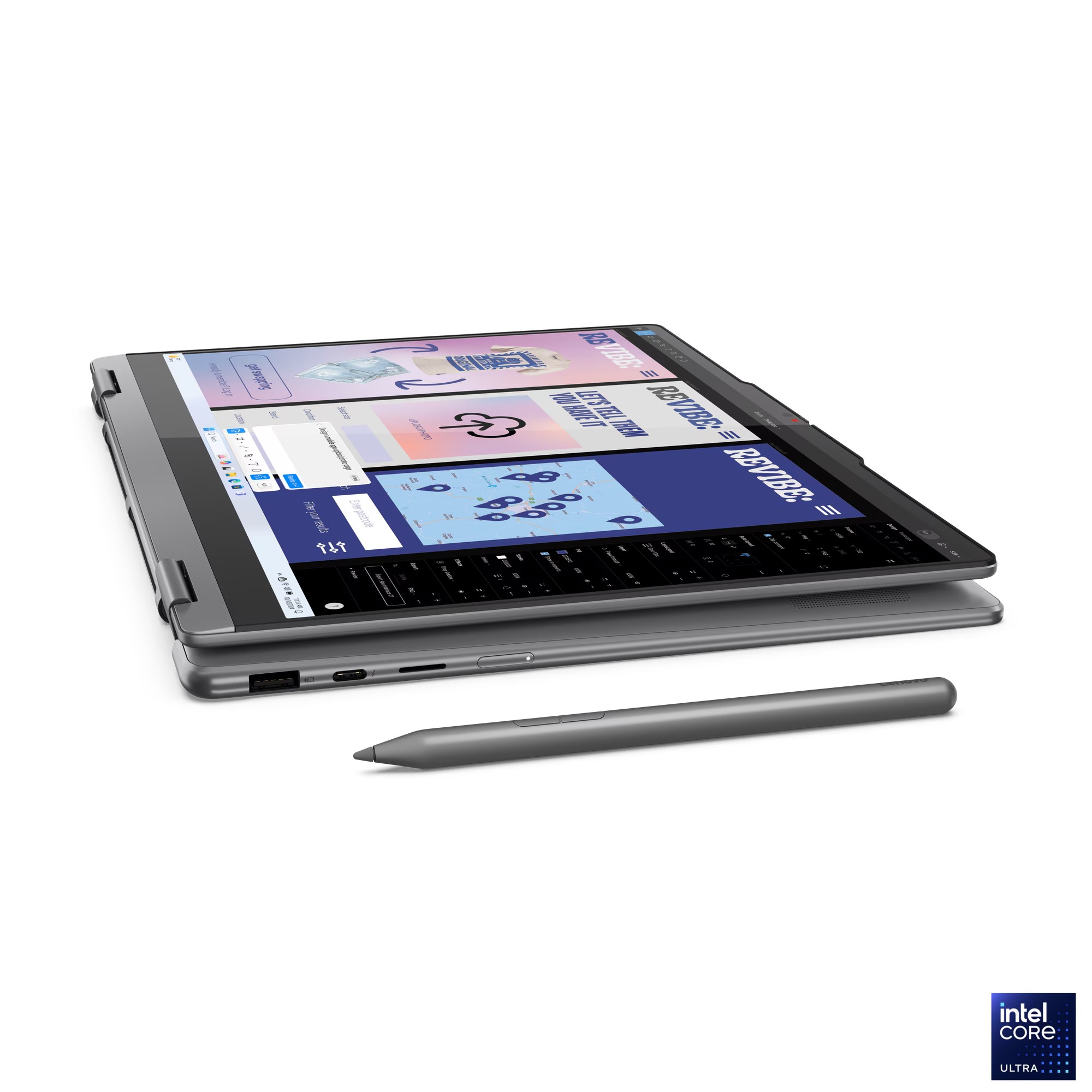 Lenovo Yoga 7 2-in-1/ 14ILL10/ U7-258V/ 14"/ 2880x1800/ T/ 32GB/ 1TB SSD/ Arc 140V/ W11H/ Gray/ 3R 
