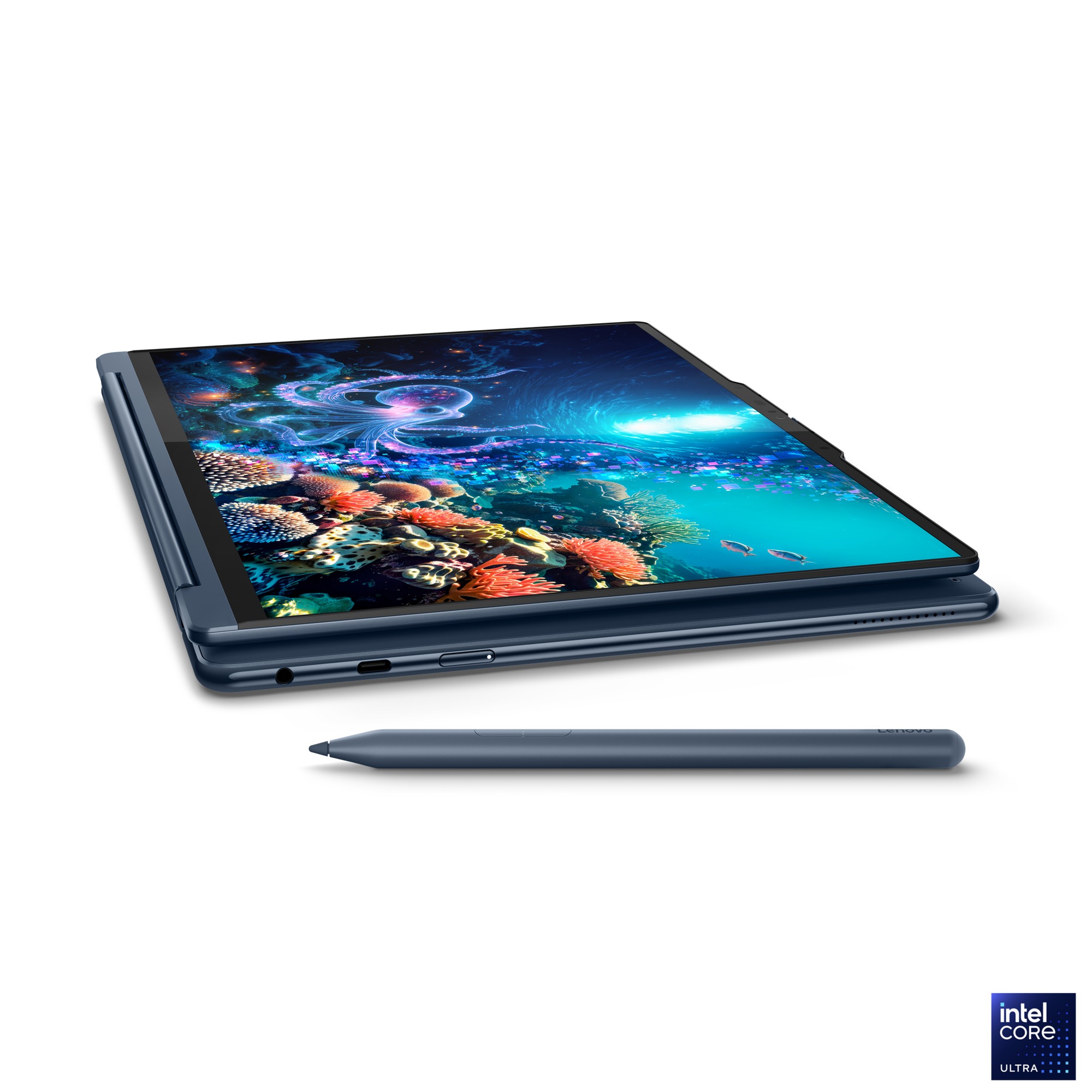 Lenovo IP Yoga 9 2in1 14ILL10, Ultra 7-258V, 14.0˝ 2880 x 1800/Touch, UMA, 32GB, SSD 1TB, W11H, modrý, 3 PS, AI 