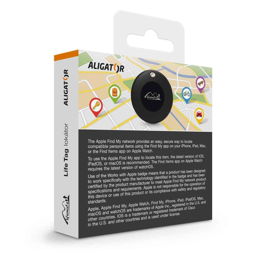 Aligator Lifetag s podporou Apple Find My 