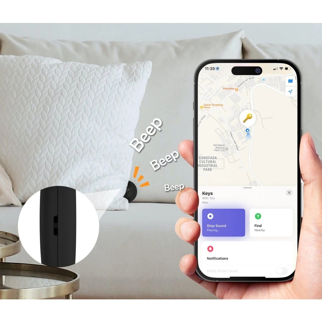 Aligator Sada Príveskov Lifetag Apple Find My 3ks 
