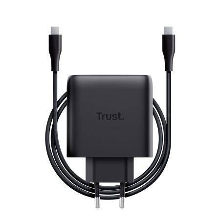 TRUST MAXO 65W USB-C GAN CHARGER BLACK 