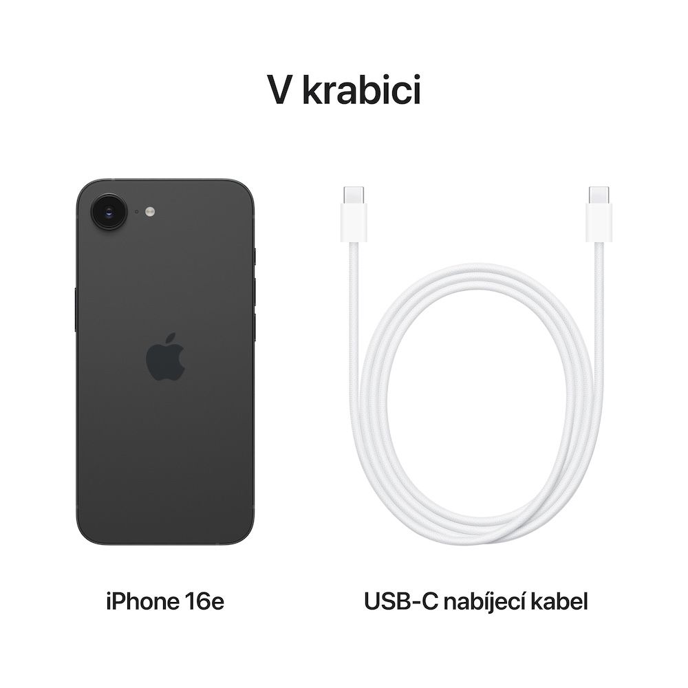 Apple iPhone 16e/ 128GB/ Black 