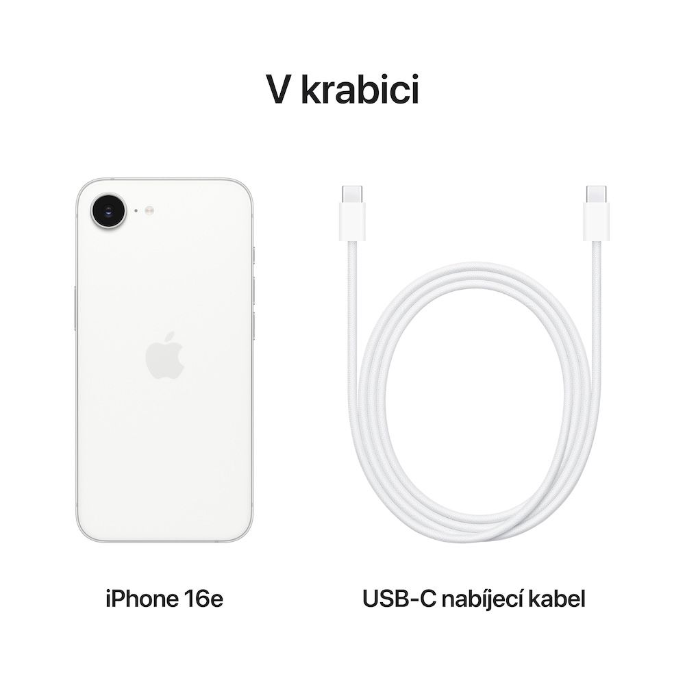 Apple iPhone 16e/ 128GB/ White 