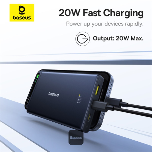 Baseus Powerbanka PicoGo 10000mAh 20W USB-C čierna 