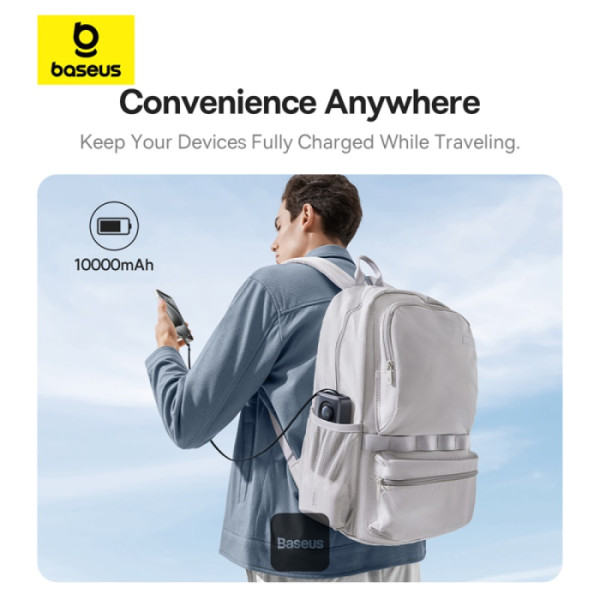 Baseus Powerbanka OS Free2Pull 10000mAh 30W čierna 