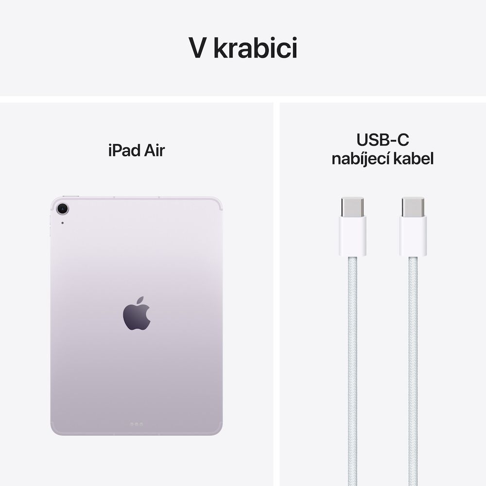 Apple iPad Air 11"/ (M3) Wi-Fi + Cellular/ 10, 86"/ 2360x1640/ 8GB/ 1TB/ iPadOS18/ Purple 