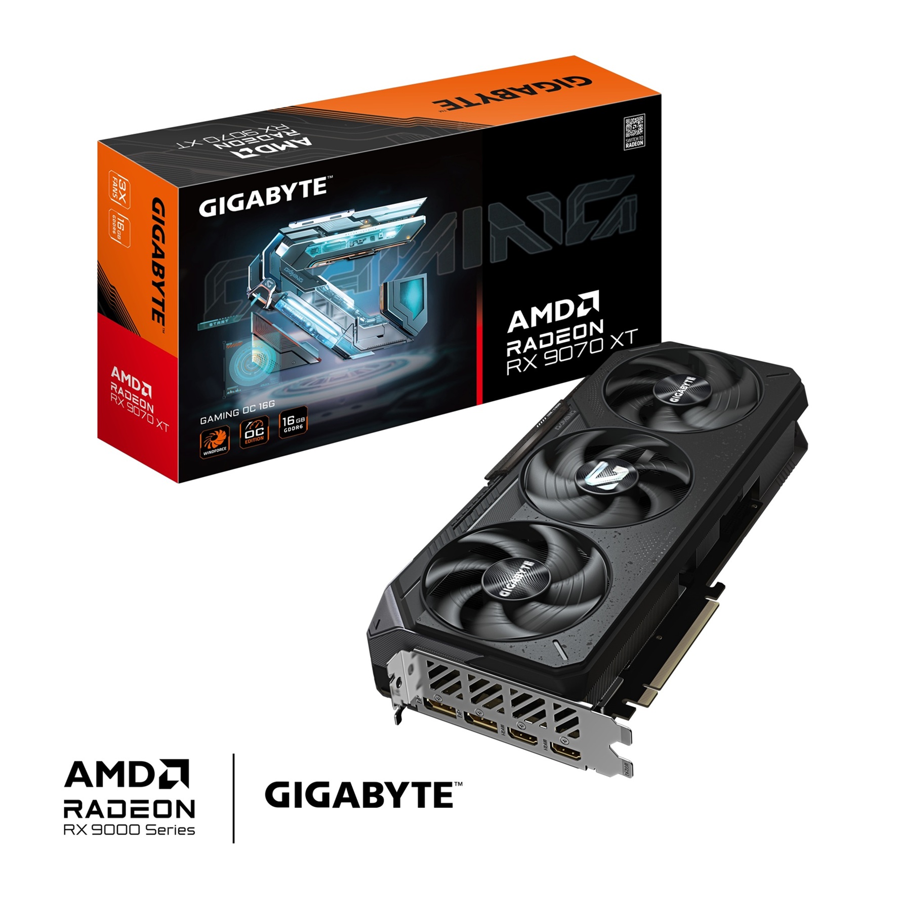 Gigabyte Radeon RX 9070 XT GAMING OC 16G 