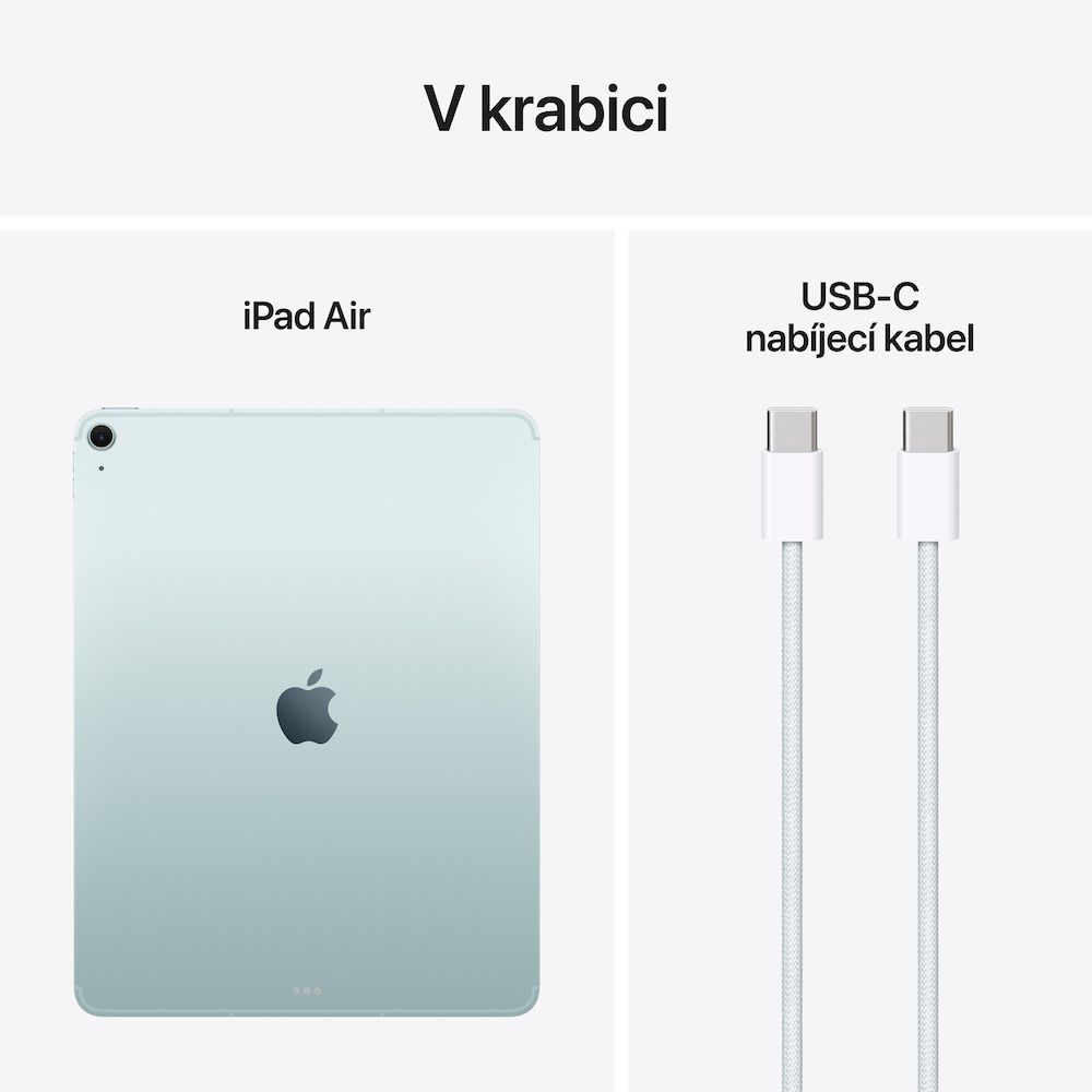 Apple iPad Air 13"/ (M3) Wi-Fi + Cellular/ 12, 9"/ 2732x2048/ 8GB/ 256GB/ iPadOS18/ Blue 