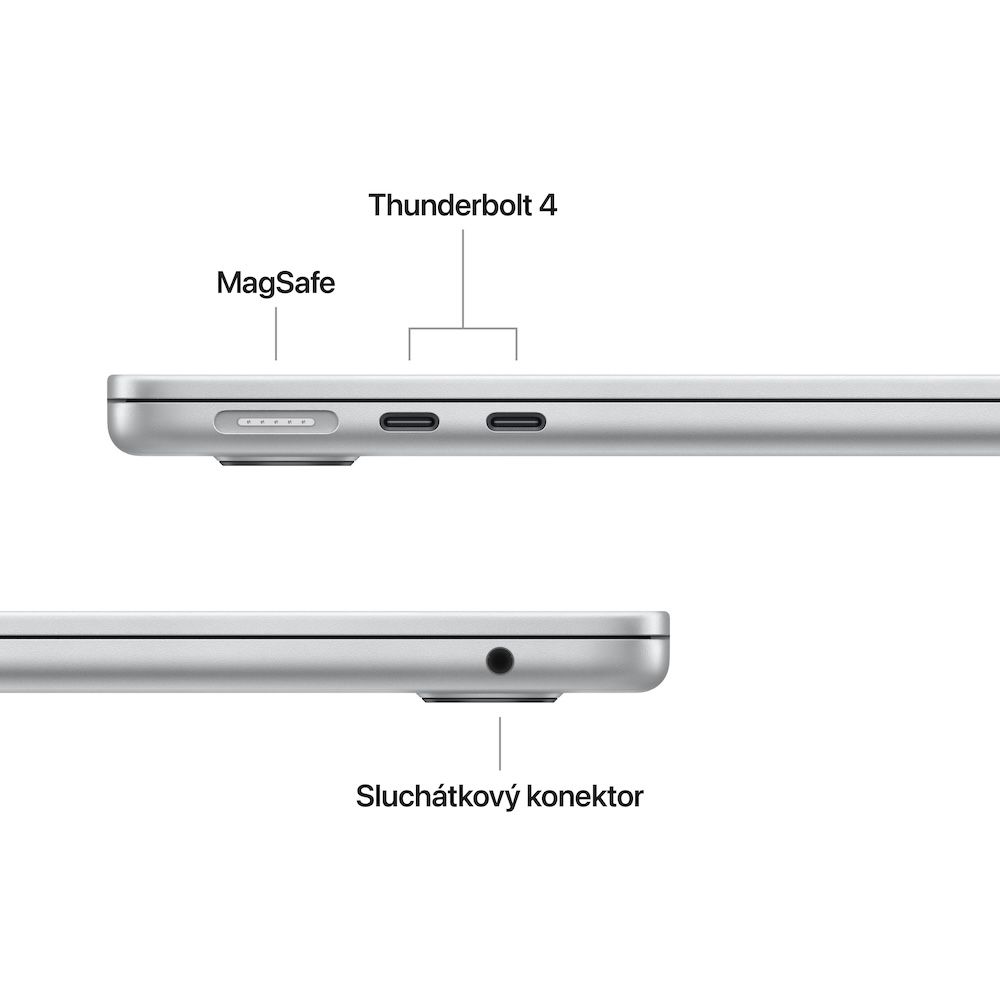 Apple MacBook Air 13"/ M4/ 13, 6"/ 2560x1664/ 24GB/ 512GB SSD/ M4/ Sequoia/ Silver/ 1R 