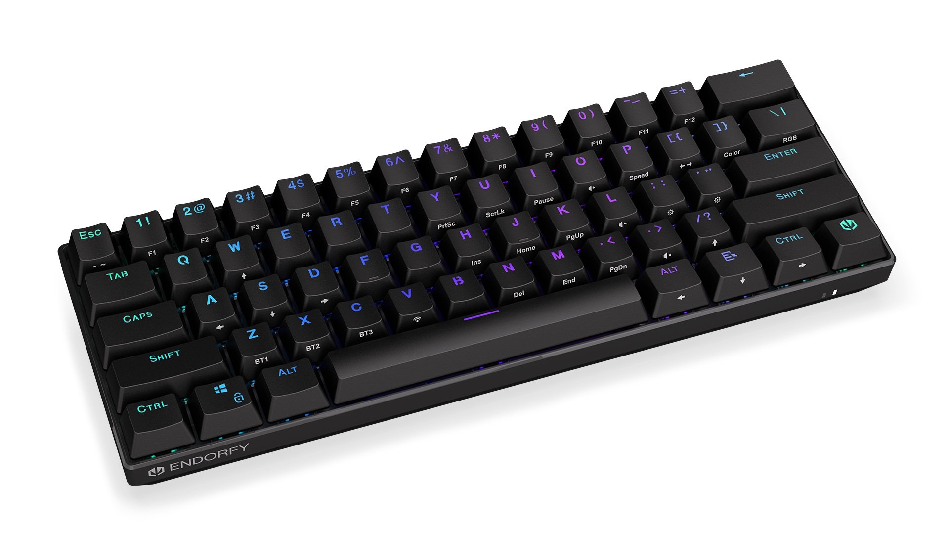 Endorfy Thock Compact Red/ Drôtové/ Bezdrôtové/ US layout/ Čierna 