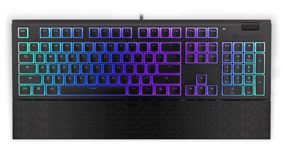 Endorfy Omnis Pudding Blue/ Drôtové USB-A/ US layout/ Čierna 