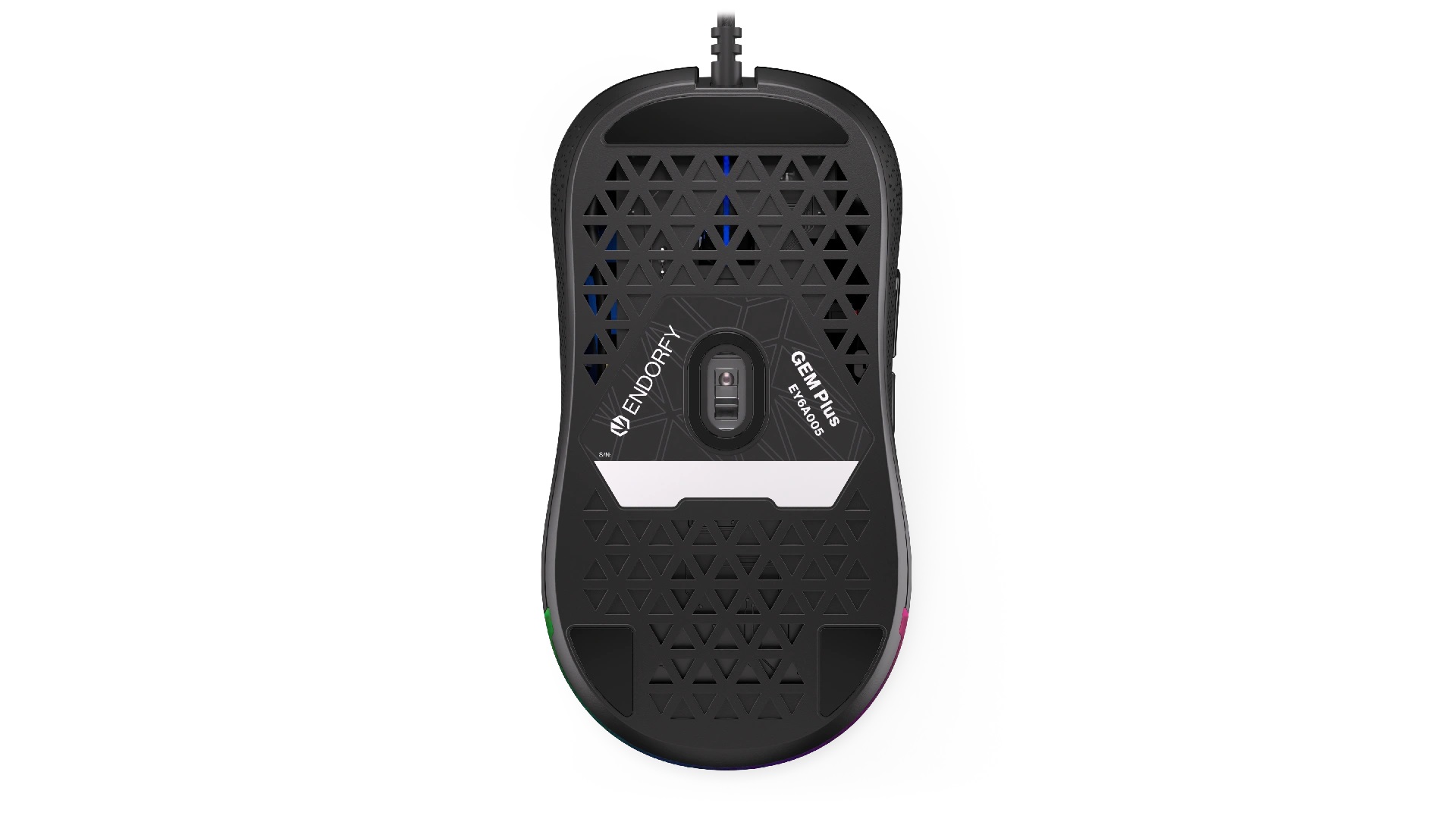 Endorfy Gem Plus/ Herná/ Optická/ Pre pravákov/ 19 000 DPI/ Drôtové USB-A/ Čierna 