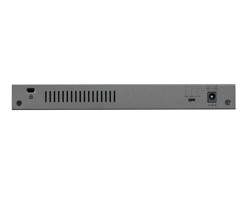 NETGEAR 8-port 10/ 100/ 1000Mbps Gigabit Ethernet, Flexible PoE, GS108PP 