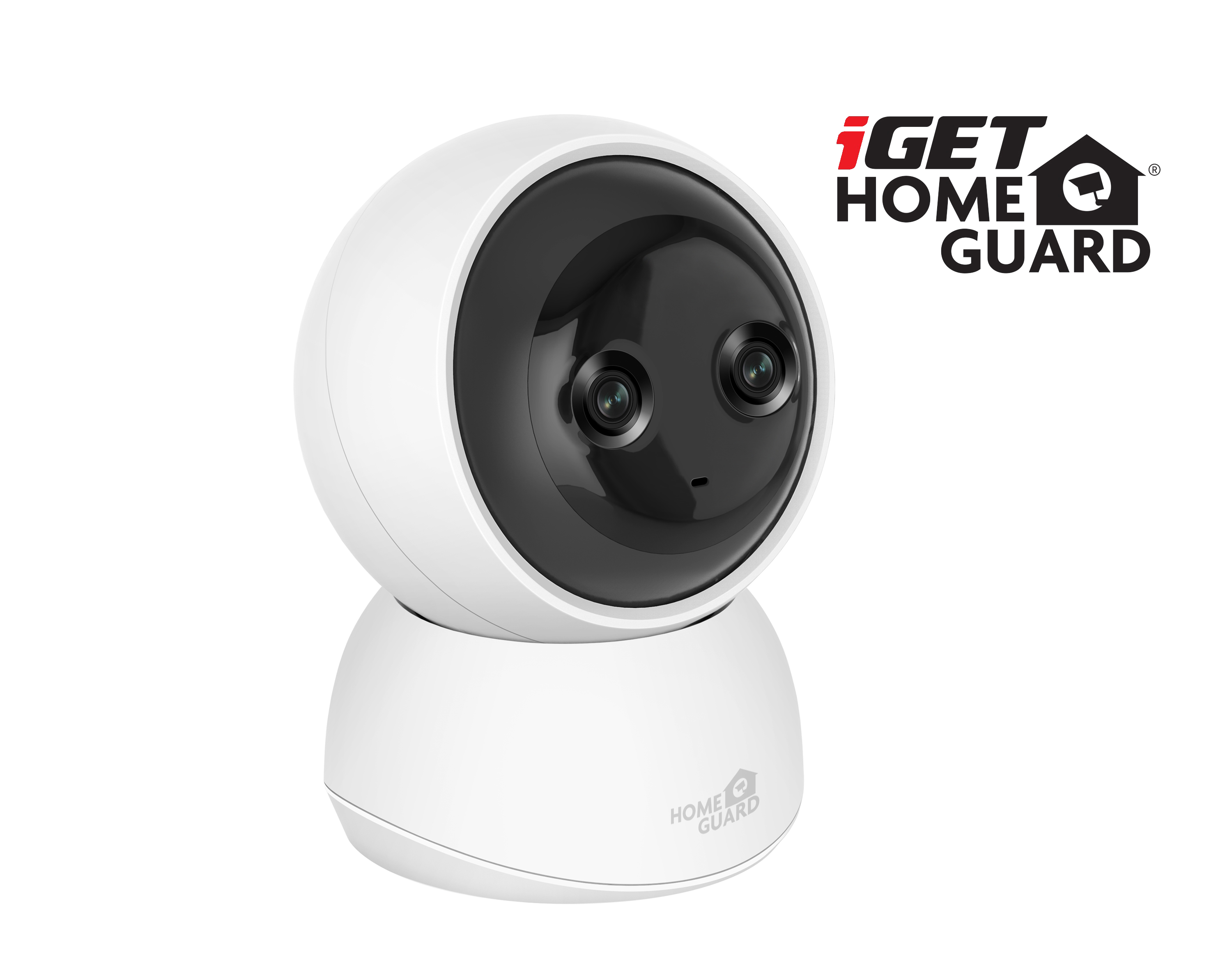 iGET HGWIP222 - WiFi Dual Lens 2K IP kamera s LED + IR nočným videním, zvuk, otočná, CZ aplikácia 
