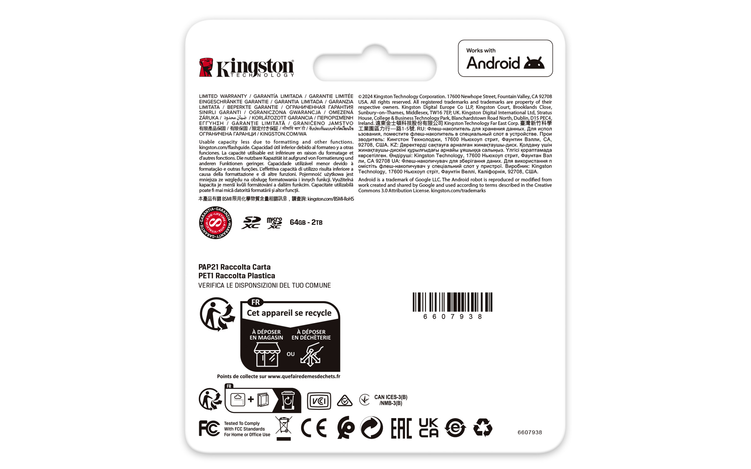 Kingston Canvas Go Plus A2/ Micro SDXC/ 1TB/ UHS-I U3 / Class 10/ + Adaptér 