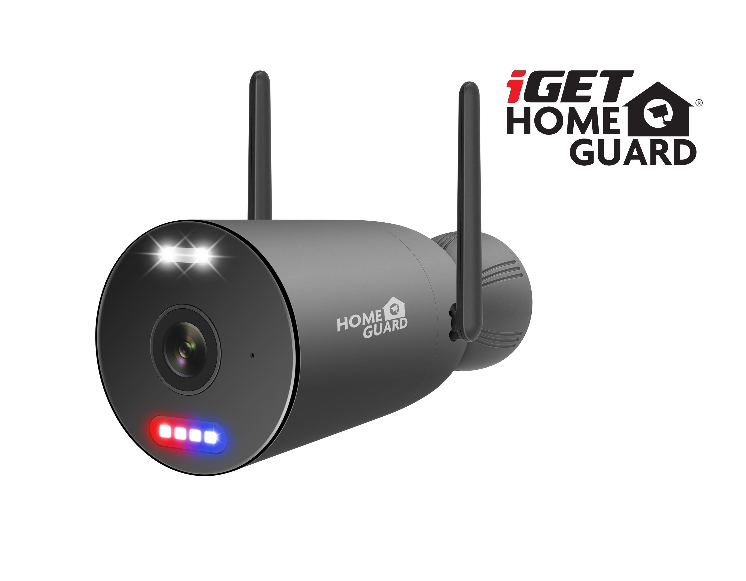 iGET HGNVK109104 - kamerový Wi-Fi set, 3K rozlíšenie, 10CH NVR + 4x kamera so zvukom, IR + LED, CZ app 
