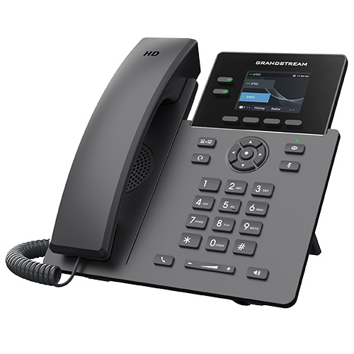 Grandstream GRP2610P SIP telefón, 2 linky, 8 VPK, farebný LCD, 2 SIP účty, PoE 