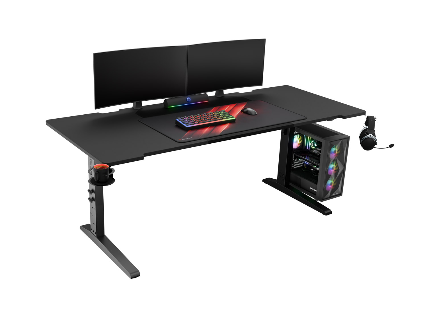 Herný stôl Genesis HOLM MODULAR 180, RGB 