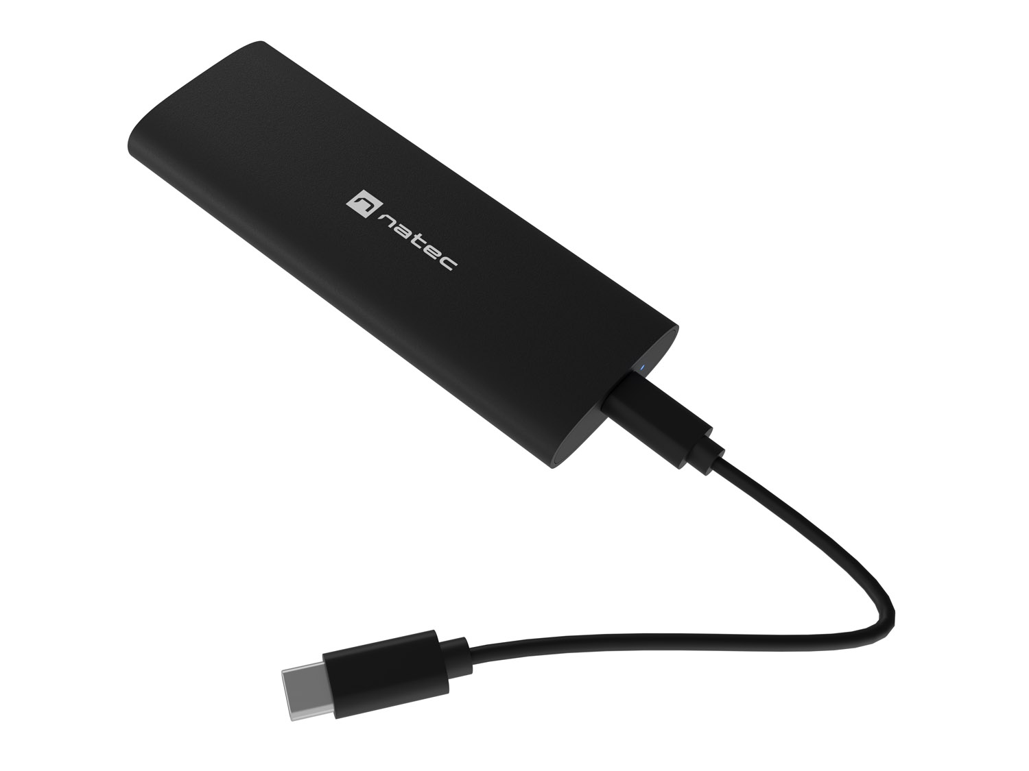 Externý box pre SSD Natec RHINO M.2 NVME LITE USB-C 3.1 GEN2, hliníkové telo 