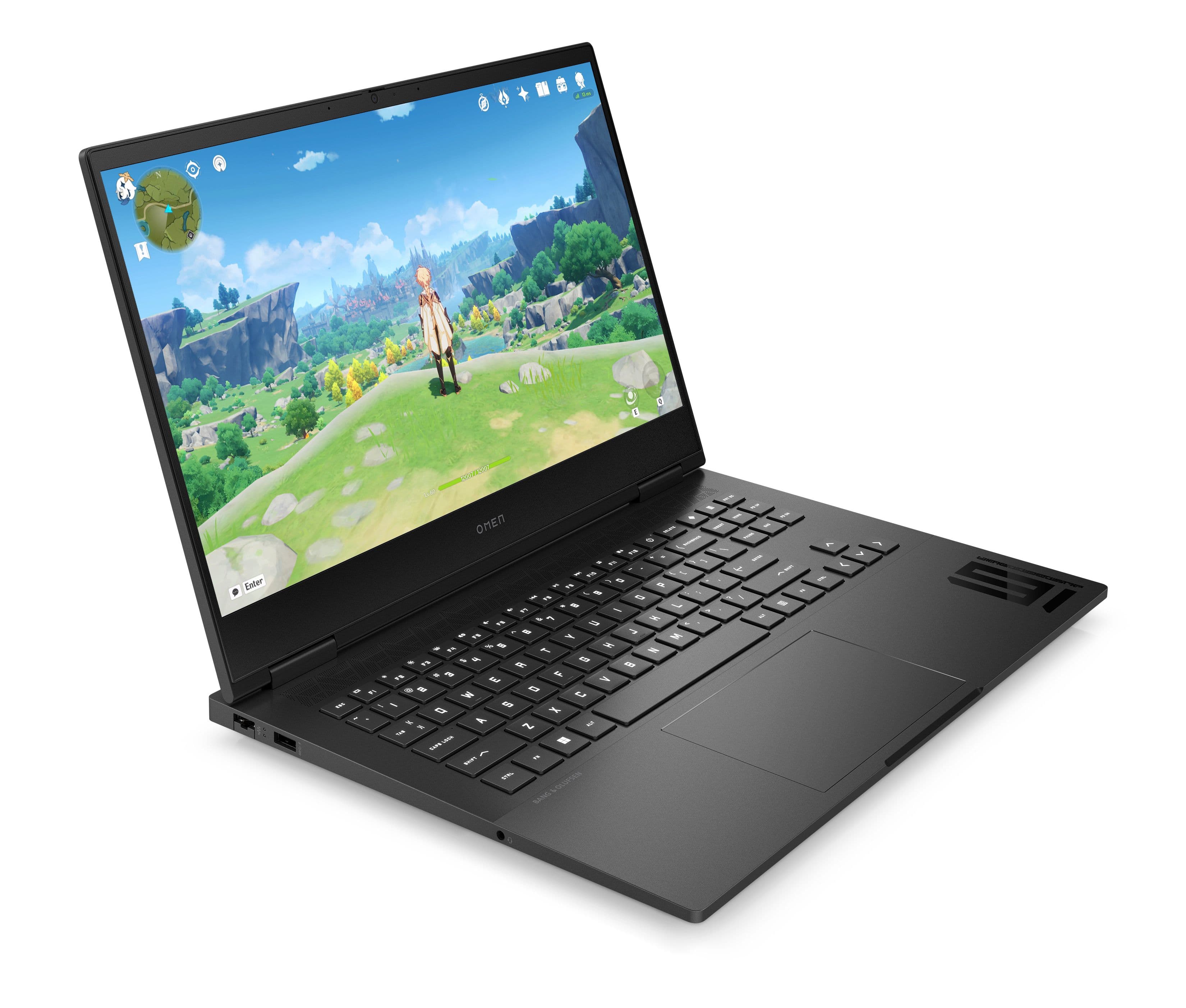 HP Omen/ 16-xf0900nc/ R7-7840HS/ 16, 1"/ QHD/ 32GB/ 1TB SSD/ RTX 4070/ W11H/ Black/ 2R 