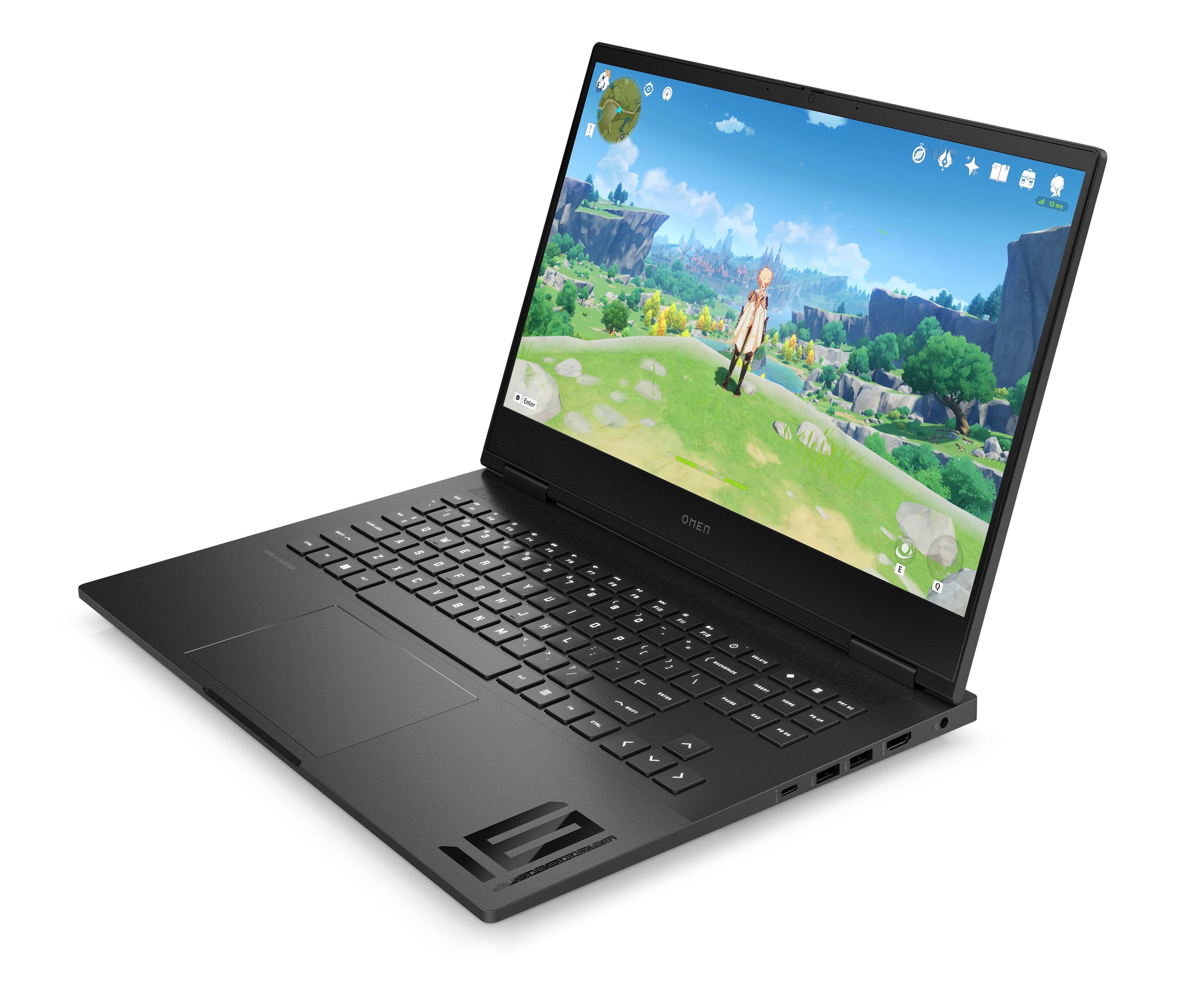 HP Omen/ 16-xf0900nc/ R7-7840HS/ 16, 1"/ QHD/ 32GB/ 1TB SSD/ RTX 4070/ W11H/ Black/ 2R 