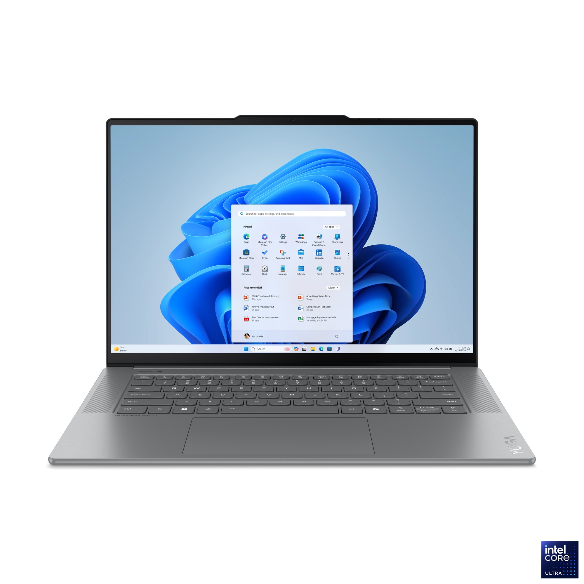 Lenovo Yoga Slim 7/ 15ILL9/ U7-256V/ 15, 3"/ 2880x1800/ 16GB/ 512GB SSD/ Arc 140V/ W11H/ Gray/ 3R 