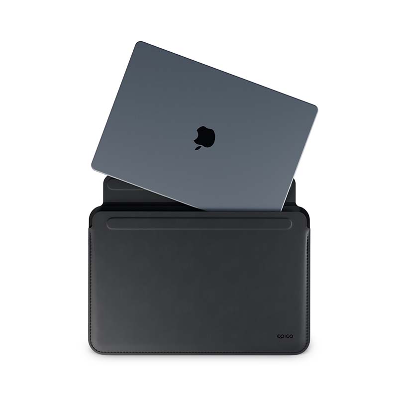 Epico Uni Leather Sleeve 14&quot;&quot; Laptops - čierna 