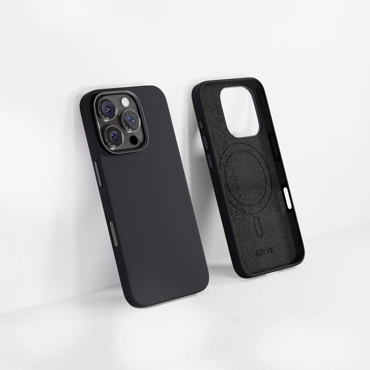 Epico Mag+ Silicone Pro kryt iPhone 16 Pro - čierny 